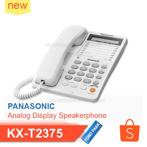 Telepon Panasonic Analog Display Speakerphone KX-T2375