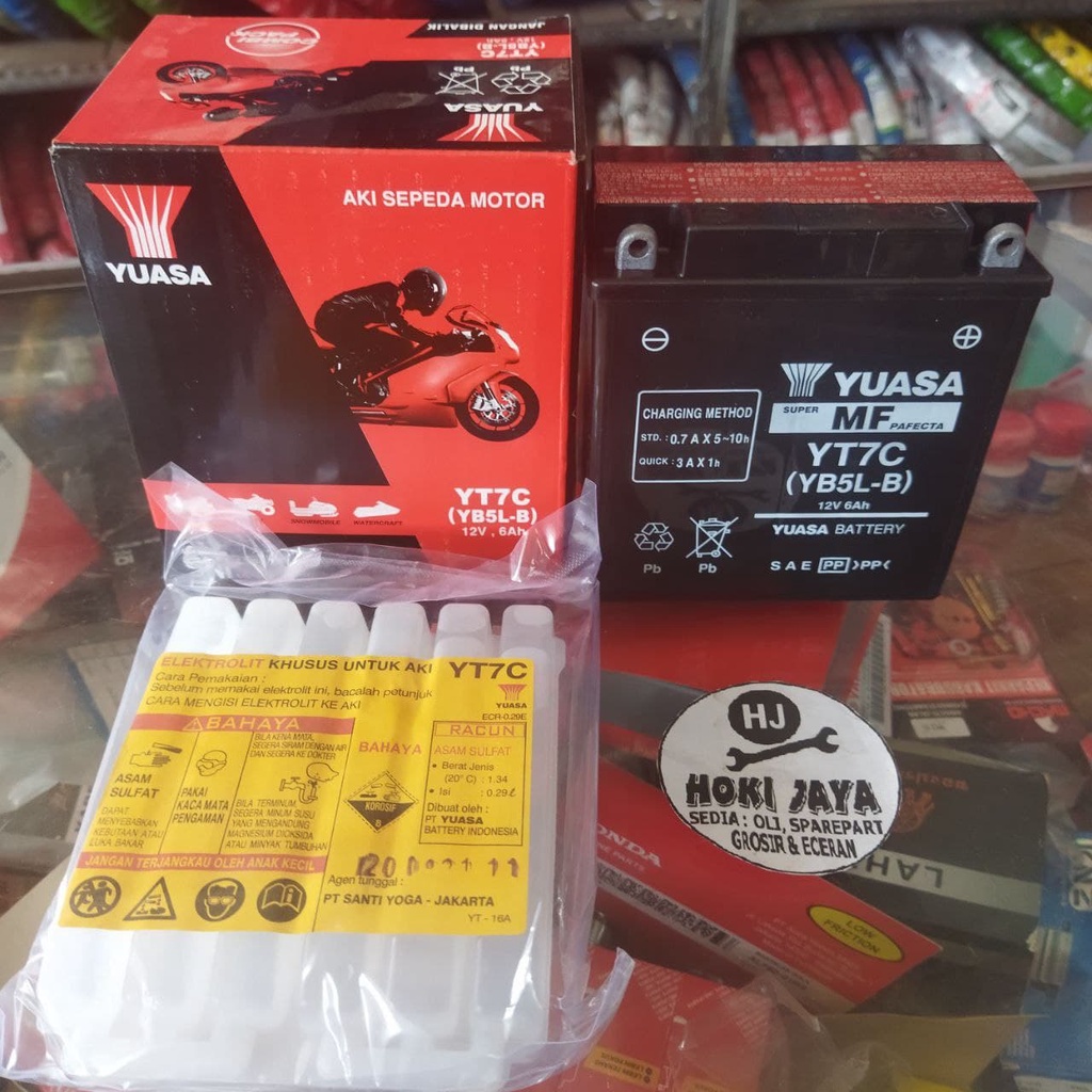 Aki Kering accu YT7C / GM5Z Yuasa ORIGINAL