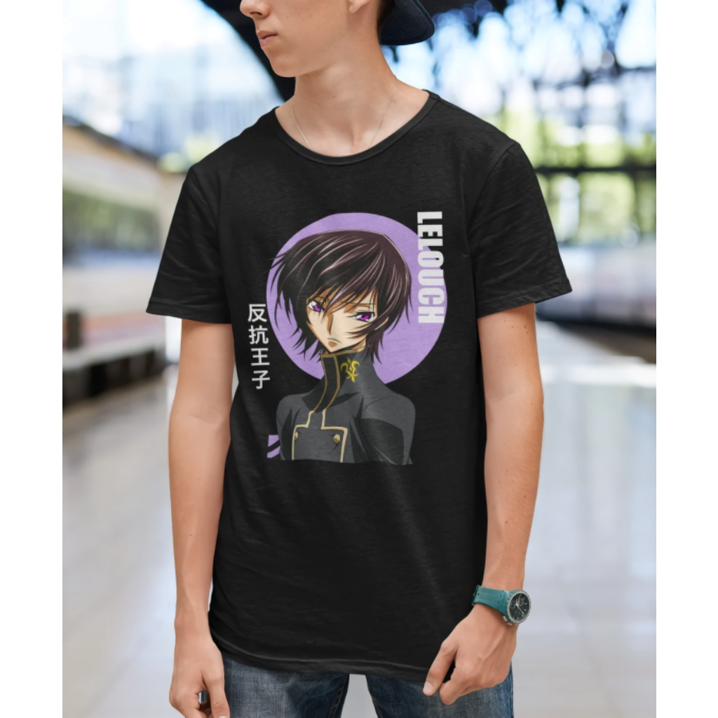 Tshirt Lelouch Britannia Anime Manga Code Geass Premium Unisex