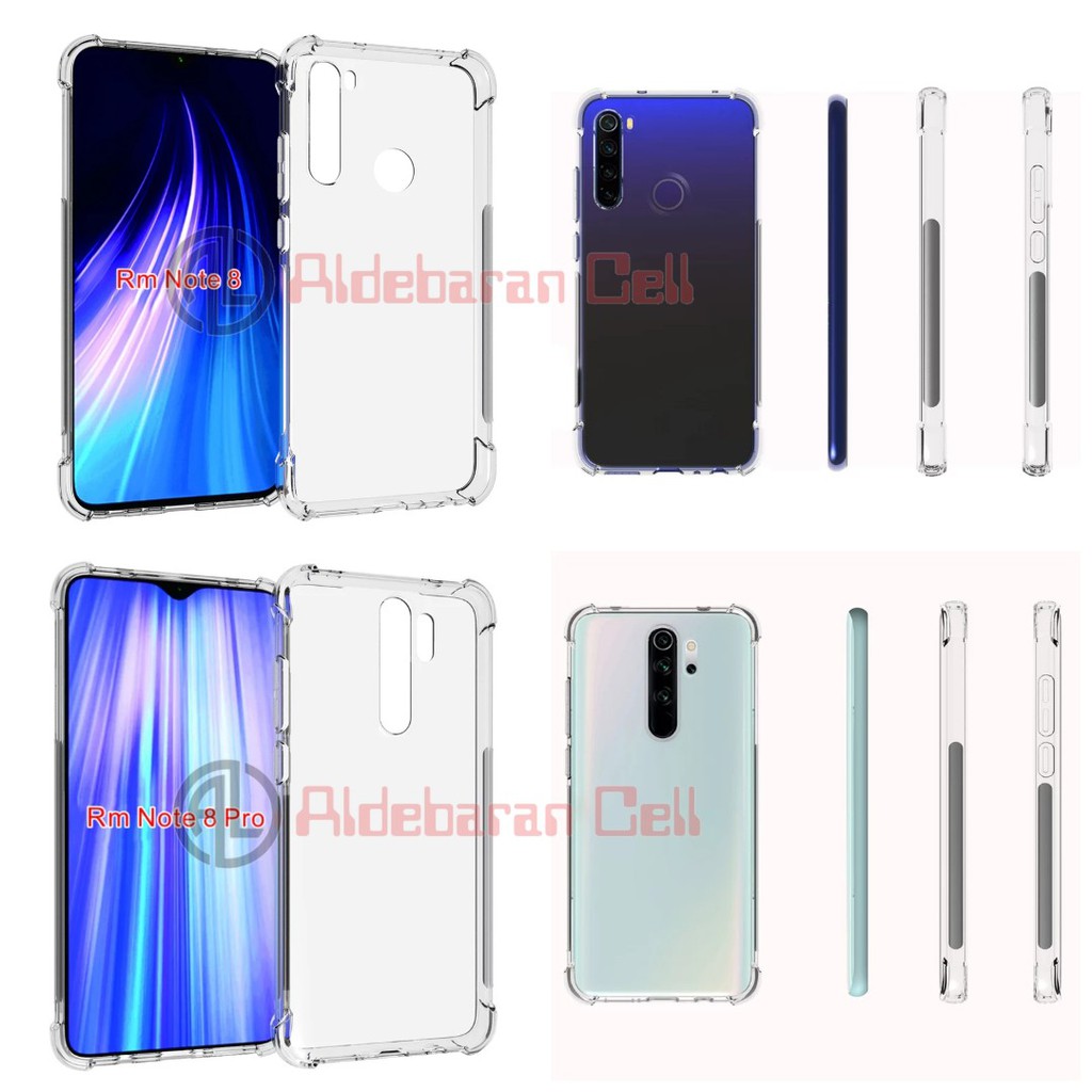 Softcase Transparan Anti Crack Case Xiaomi Redmi Note 8 / Redmi Note 8 Pro