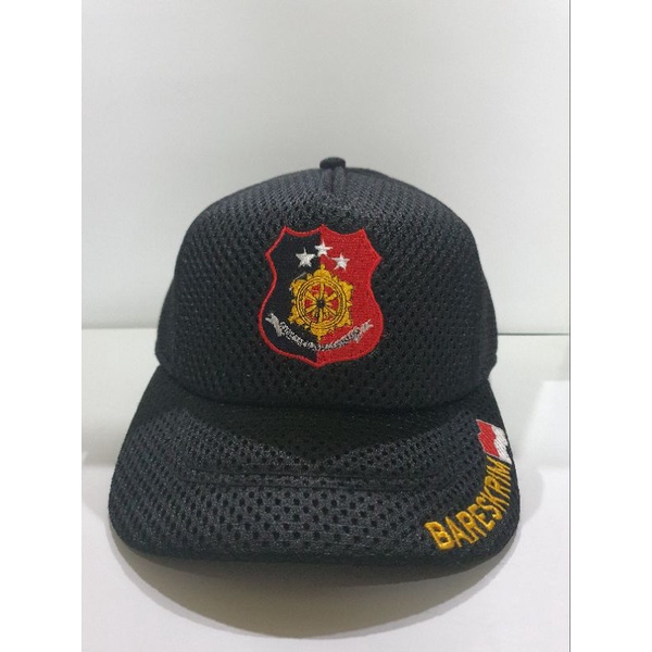Topi jaring Bareskrim | Topi jala Logo  | Topi jaring pria | topi pria dewasa