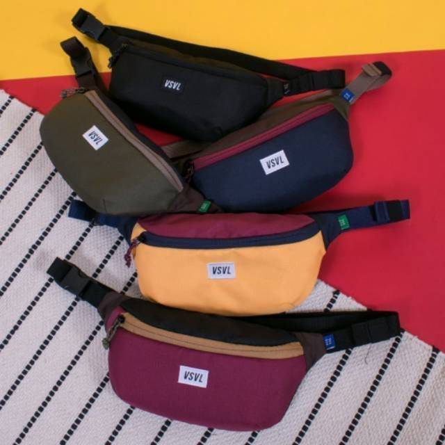  Tas  pinggang waistbag unisex visval original  tas  lokal  