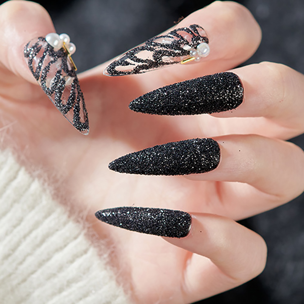 Mxbeauty 500pcs / Set Kuku Palsu Ultra Tipis Bentuk Oval Bahan Akrilik Untuk Nail Art / Manicure