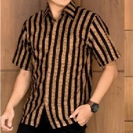 baju batik pria lengan pendek terbaru baju batik cowok bayar ditempat