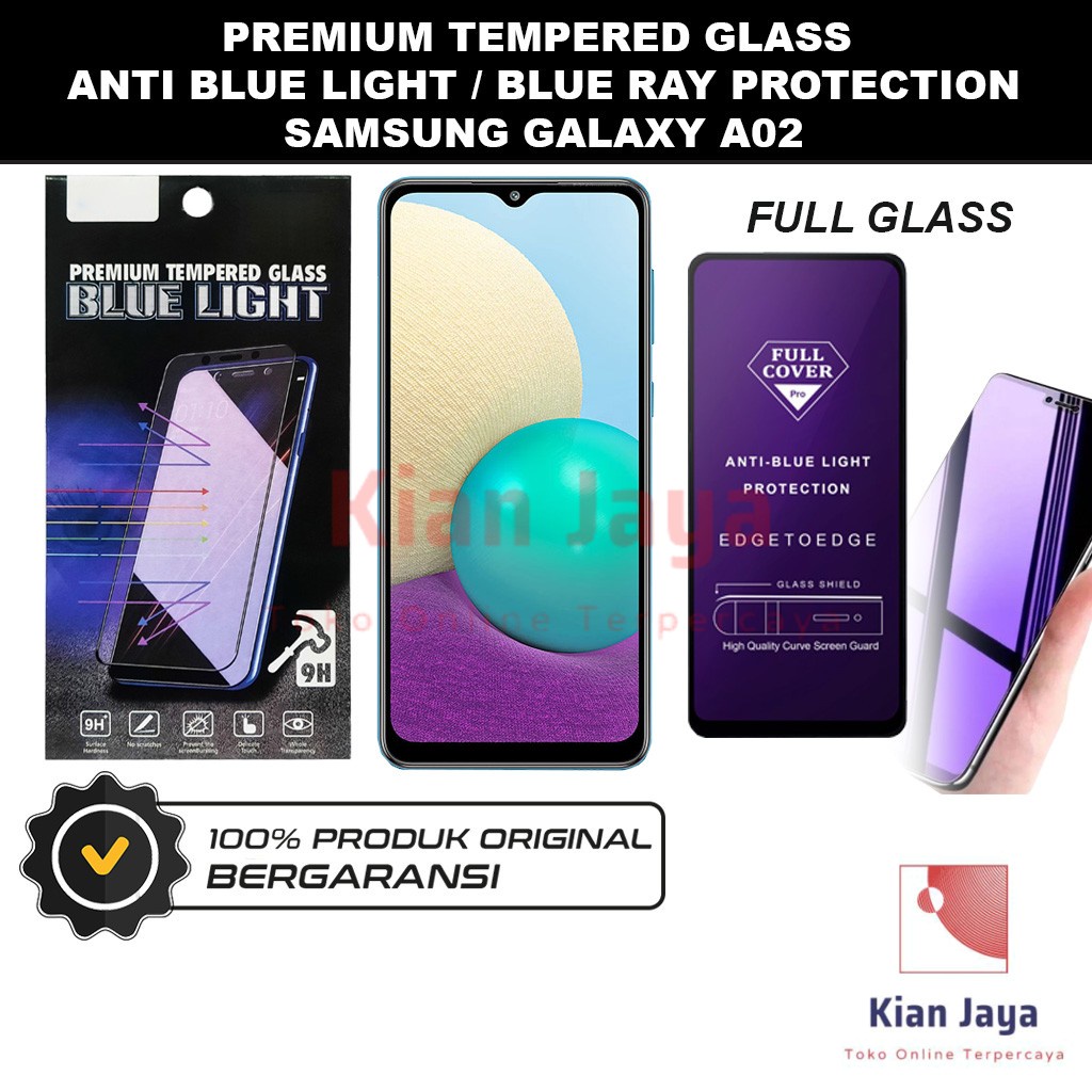 Tempered Glass Samsung Galaxy A02 Anti Blue Light Hp Temper Anti Gores