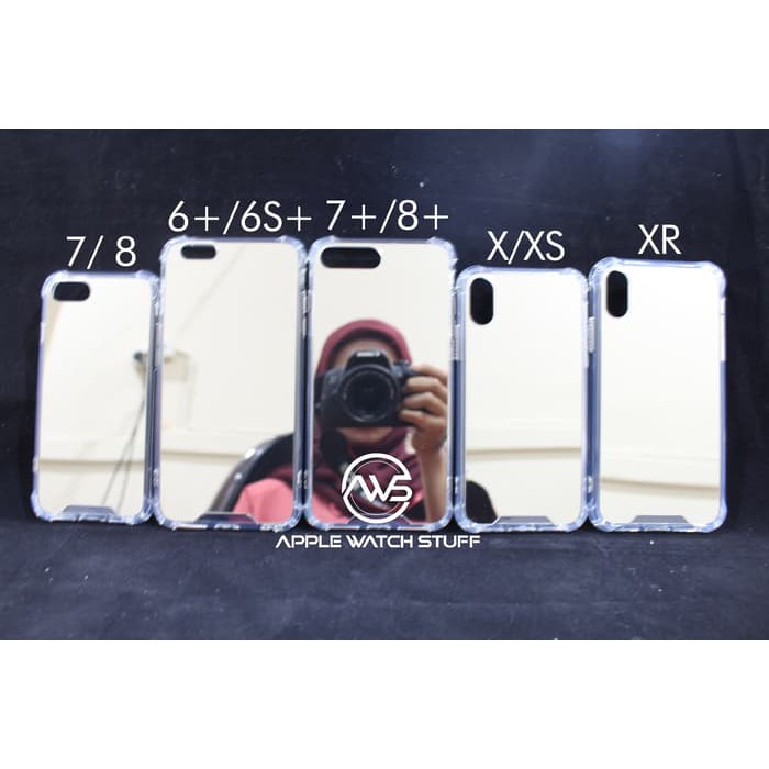 Anticrack Mirror Case/ Anti Shock for Iphne 6+/6s+/7/7+/8/8+/X/Xs/Xr/Xs Max