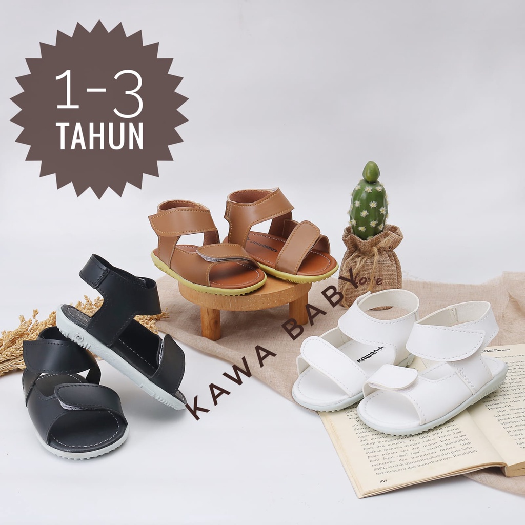 sepatu sandal bunyi slide ban 2 prepet velcro