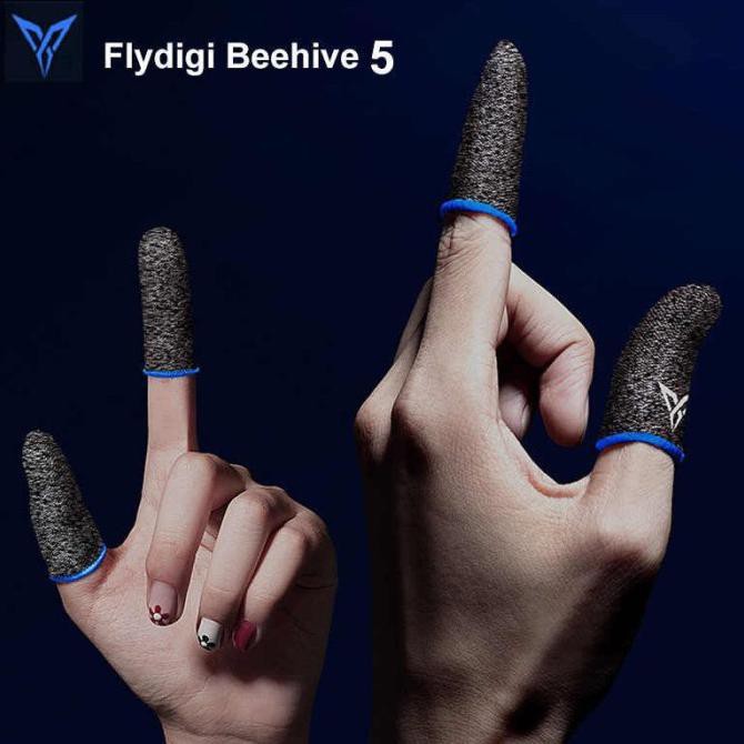 Sarung Jempol Flydigi 5 isi Sepasang list Biru Beehive WASP 5 AP158