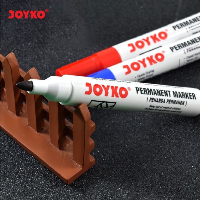 

Grosir Permanent Marker / Spidol Permanen Joyko PM-17 / Round Tip Keren