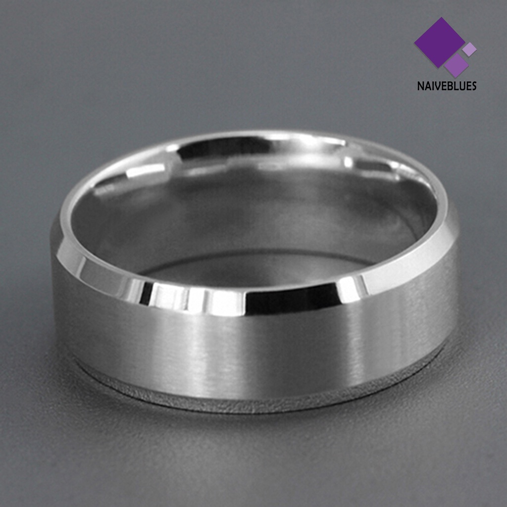 Cincin Bahan Titanium Steel Gaya Punk Untuk Cocktail