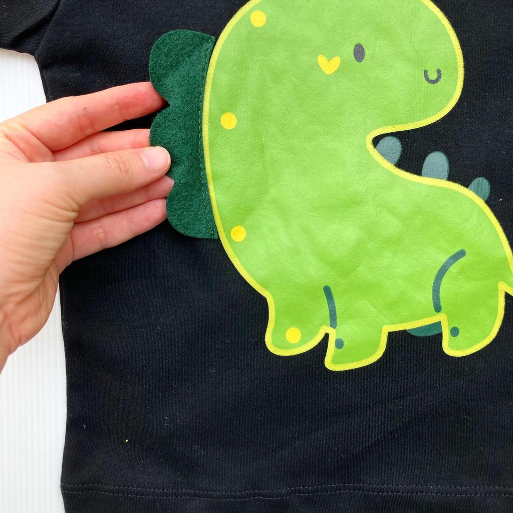 Baby Jurassic Baju Setelan Kaos Celana Pergi Jalan Lucu Fashion Anak Bayi Cowok Laki Murah Terlaris