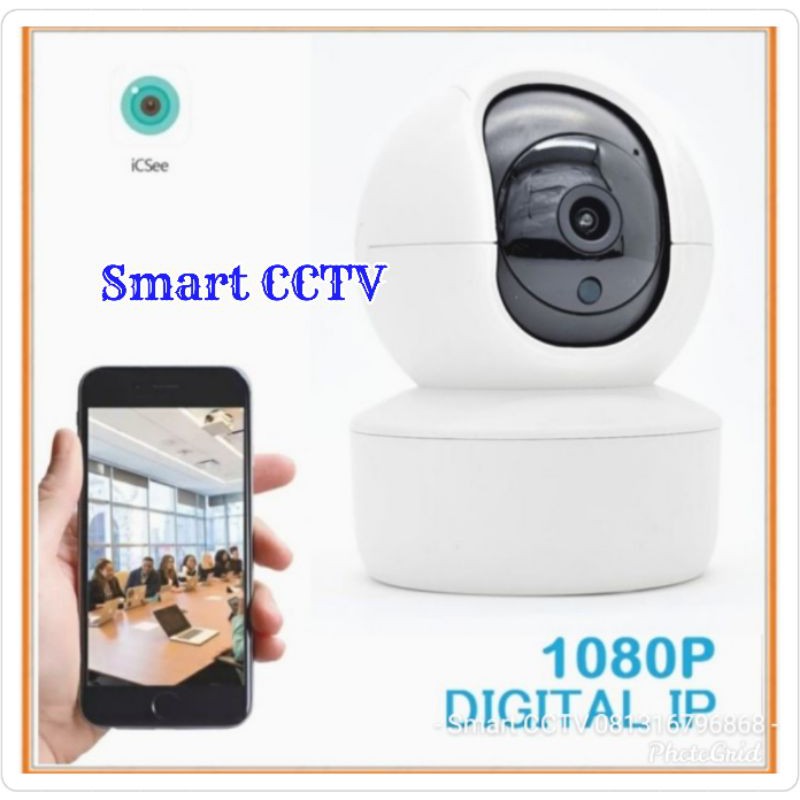 CCTV WIRELESS IPCAM WIFI 5MP FULL HD 1080P APLIKASI ICSEE KUALITAS BAGUS