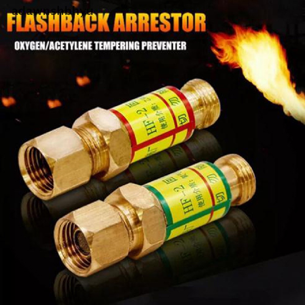 Adawnshbhyu Aksesoris Las Gas Oxygen/Acetylene Check Valve Flashback Arrestor