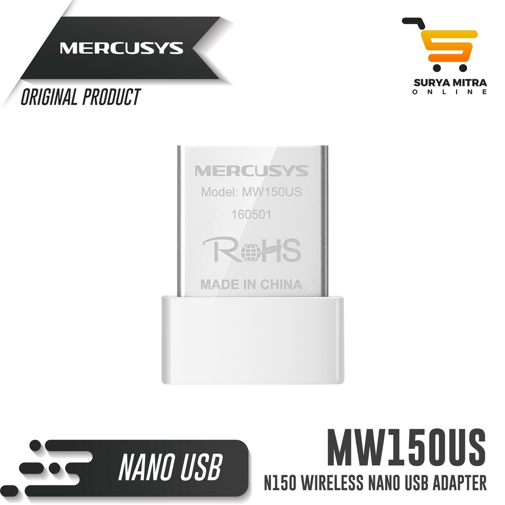 Mercusys MW150US N150 Wireless Nano USB WiFi Adapter