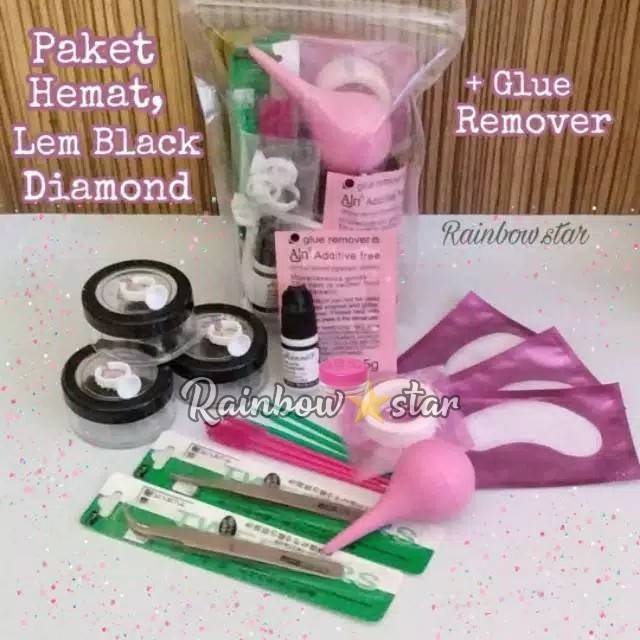 Paket Hemat Eyelash Extension 2 Dengan Remover