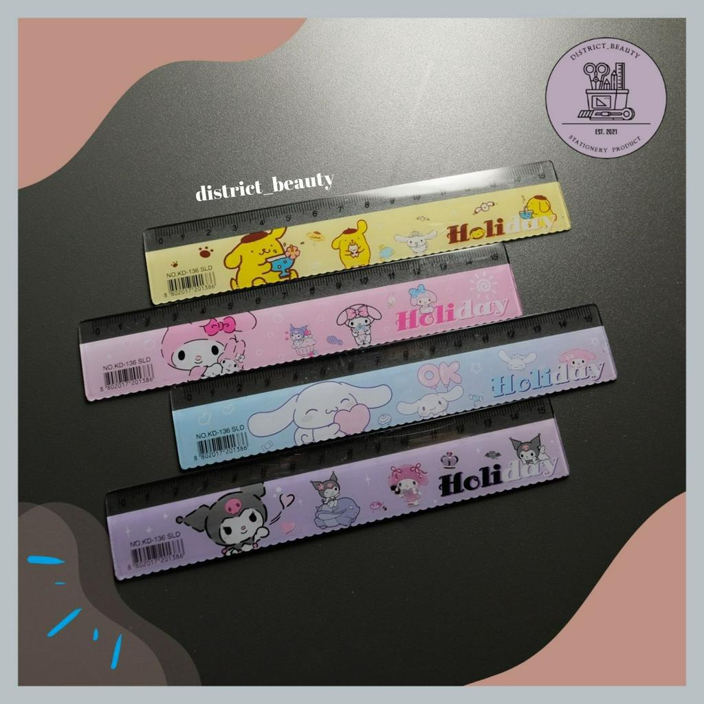 

PENGGARIS 15 CM SANRIO PENGGARIS LUCU RULER KUROMI CINAMOROL TERMURAH