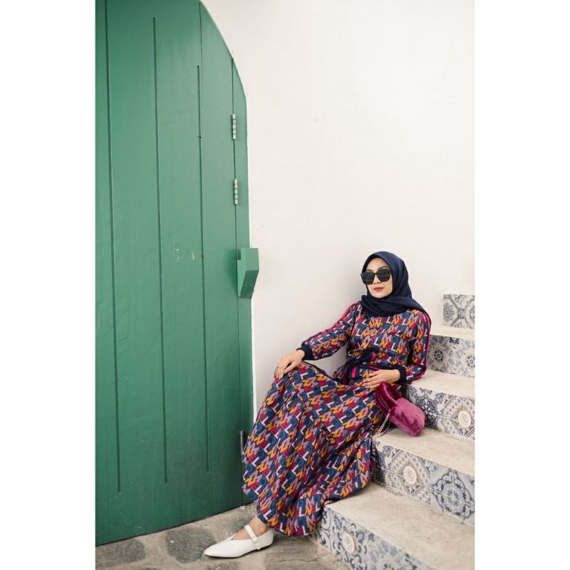 retro summer dress by monel