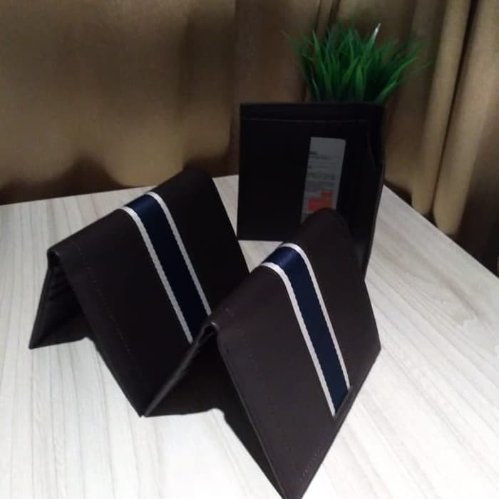 Miniso Men's Vertical Wallet (Brown) / Dompet Pria Vertikal (coklat) - Cokelat