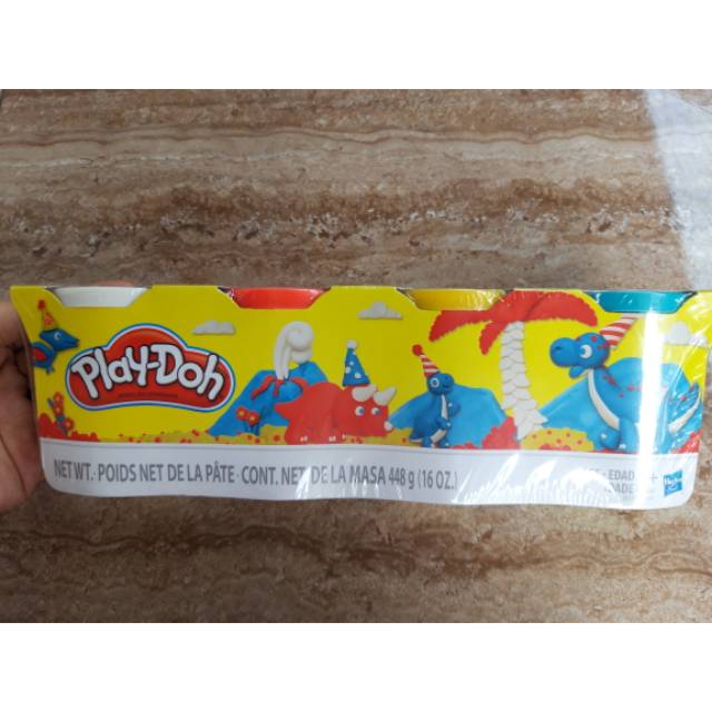 Play Doh 4 warna classic tube besar