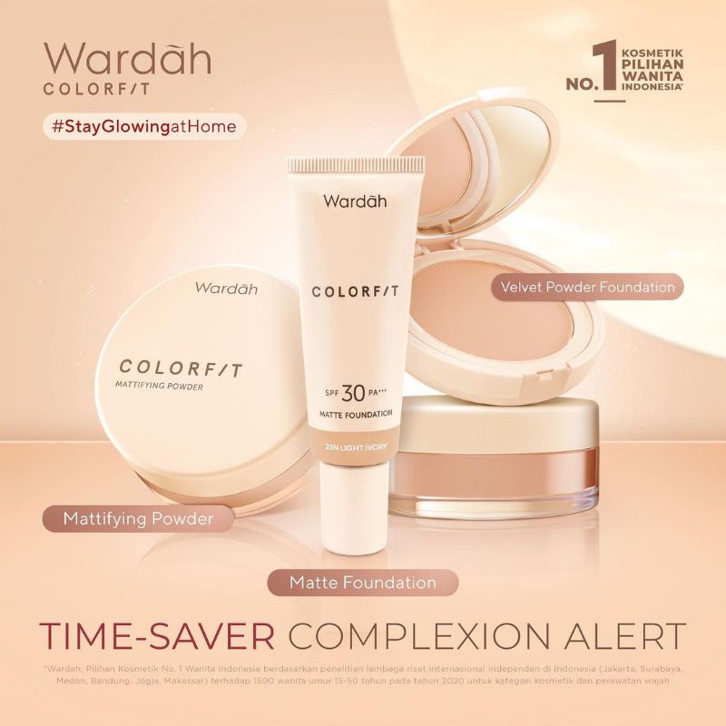 Wardah colorfit foundation