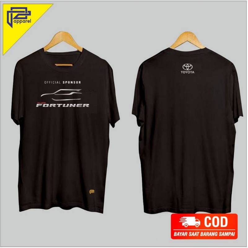 kaos distro/kaos toyota fortuner/baju pria/kaos fortuner/toyota fortuner/pakaian pria/kaos keren
