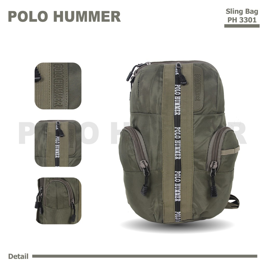 Tas Selempang Tactical Army - Sling Bag Outdoor POLO HUMMER