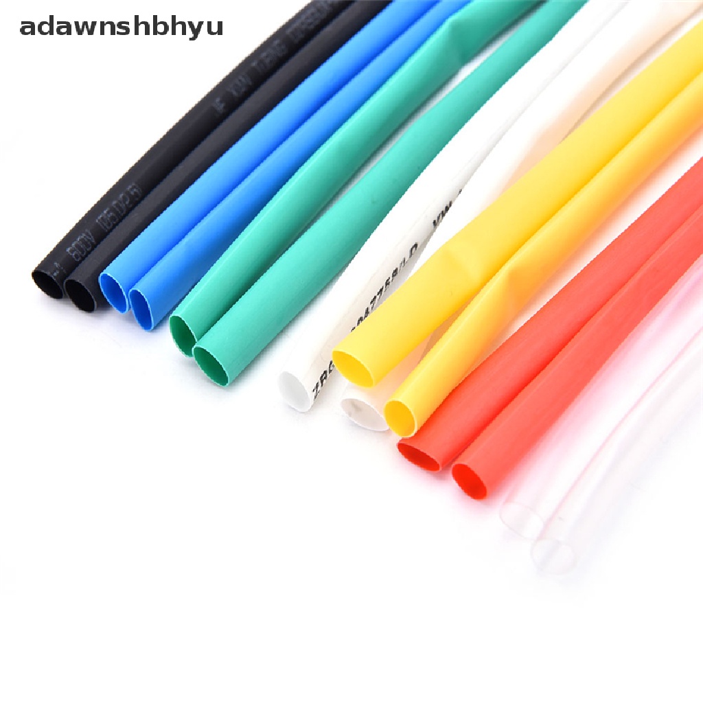 Adawnshbhyu 8ukuran 70pcs Assortment 2:1 Heat Shrink Tubing Tube Sleeving Wrap Wire Cable Kit