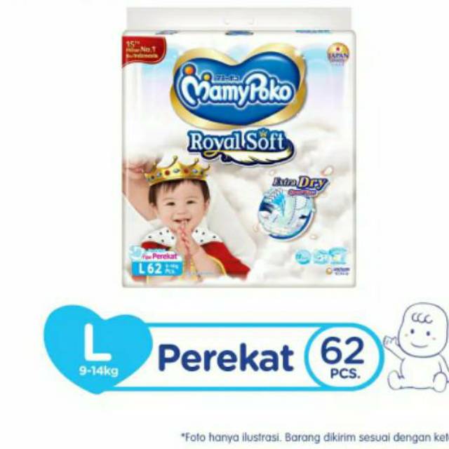 Mamypoko royal soft l62/mamypoko extrasoft l62/mamypoko tape royalsoft l62/Mamypoko l62