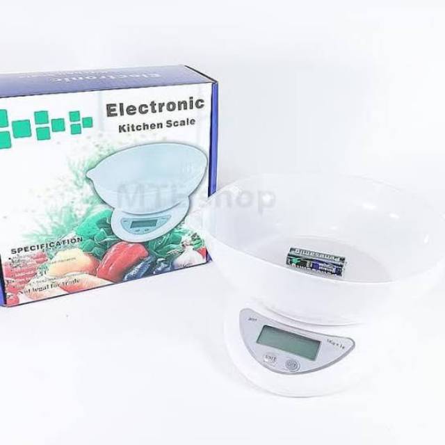 Timbangan Dapur Mangkok 5 kg Mangkuk Kitchen Scale Digital Bowl Daging JY