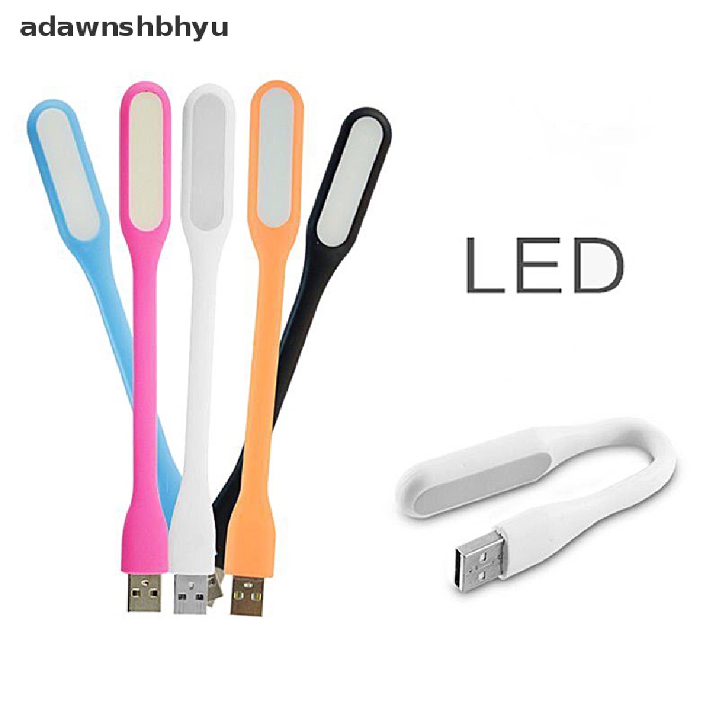 Adawnshbhyu New Lampu LED USB Mini Fleksibel Untuk Komputer Notebook Laptop PC Membaca Terang