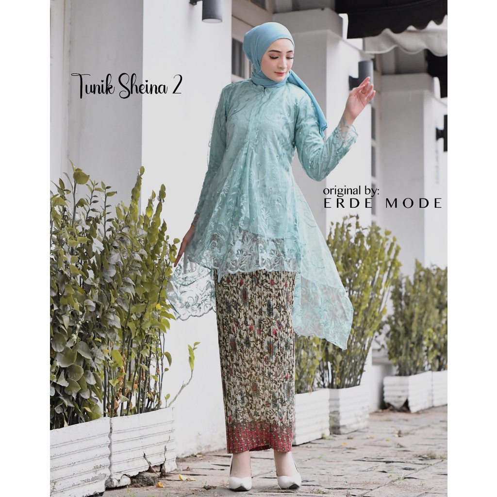 TUNIK SHEINA//KEBAYA ORIGINAL//KEBAYA SHEINA ORIGINAL ERDE MODE//KEBAYA UMBRELLA BROKAT TILE//KEBAYA