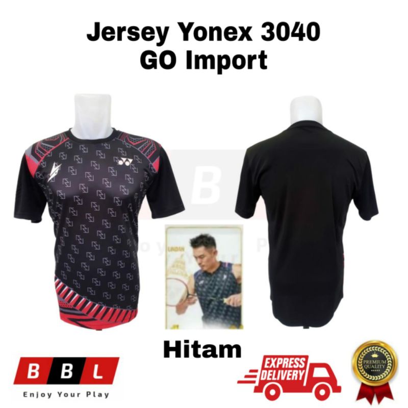 Kaos Badminton Yonex Lindan 3040 Grade ori Import Jersey Badminton Yonex Lindan Import Jersey buluta