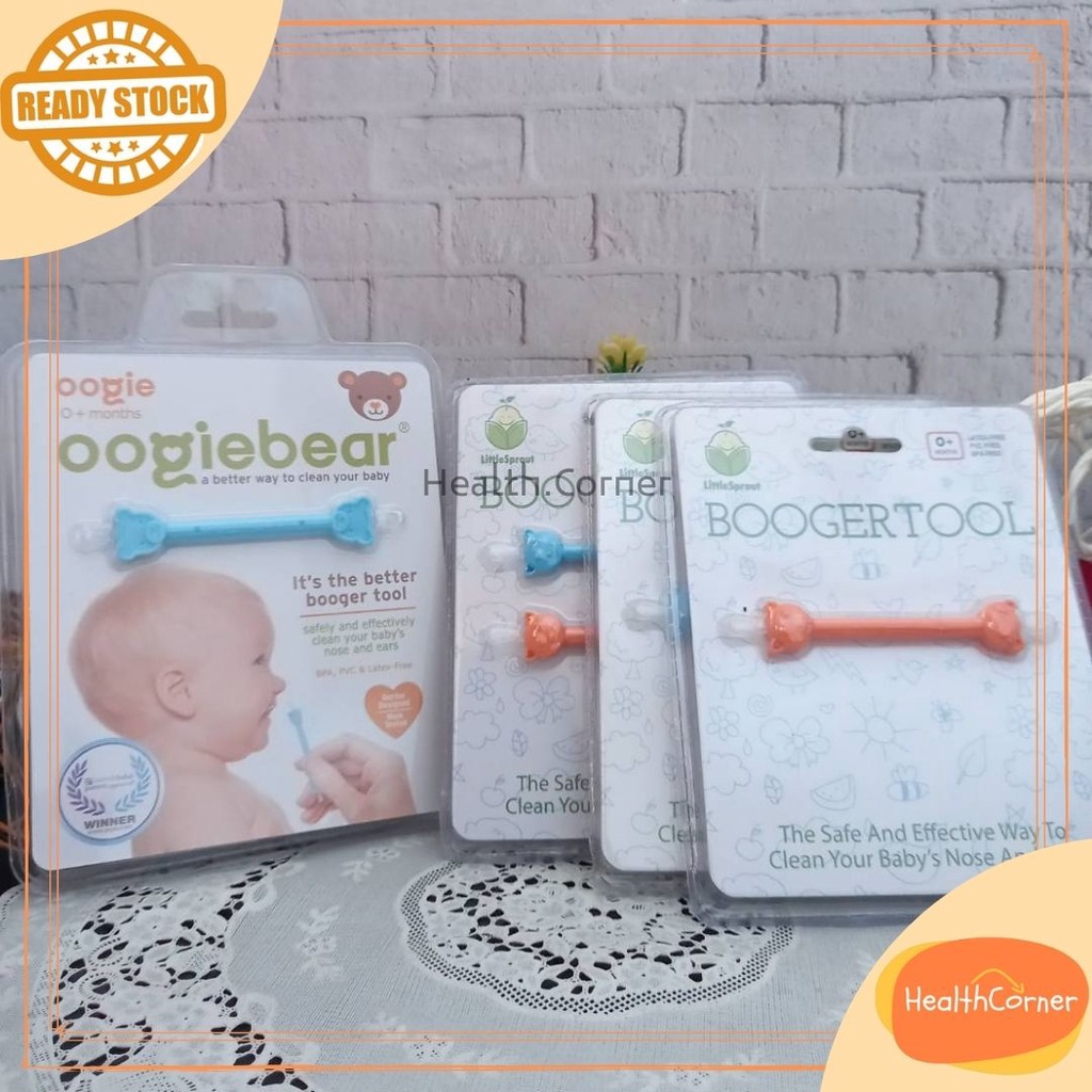 Oogiebear-Brite / Oogie Bear / Boogertool Nose &amp; Earpick Cleanser / Pembersih Hidung dan Telinga Bayi