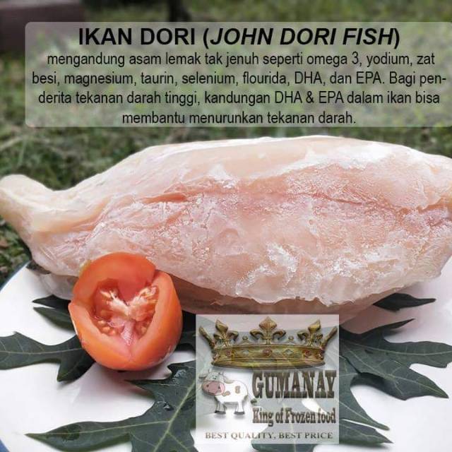 

Ikan Dori 1 kg