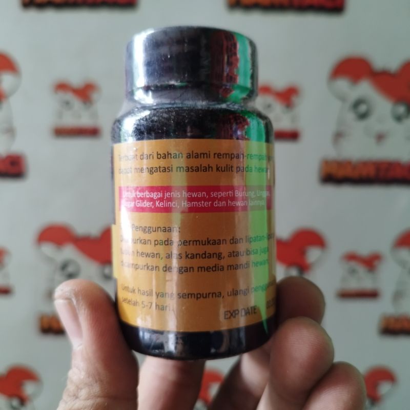 BEDAK KUTU HAMSTER PAWDER OBAT KULIT SCABIES
