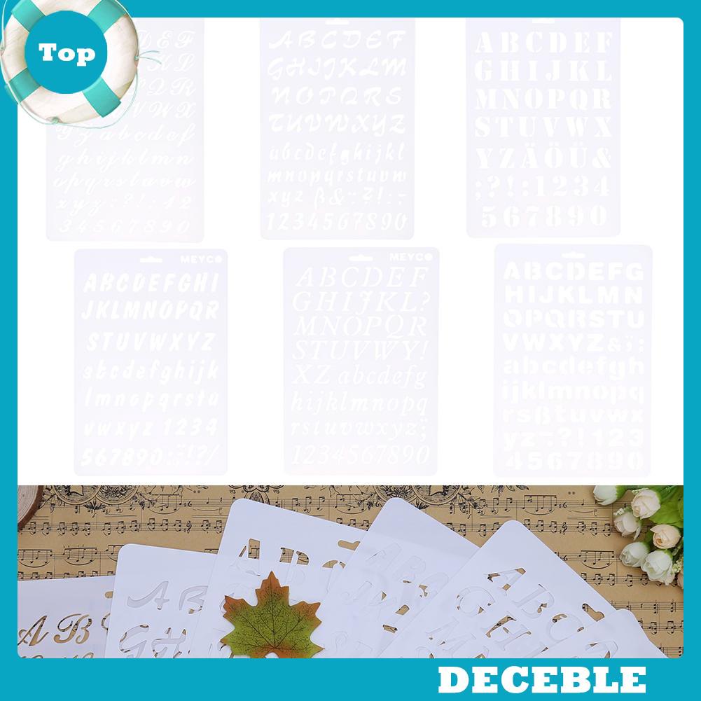 Cetakan Stensil Huruf Alfabet untuk Dekorasi Kertas Cetakan Stensil Huruf Alfabet untuk Dekorasi Kertas