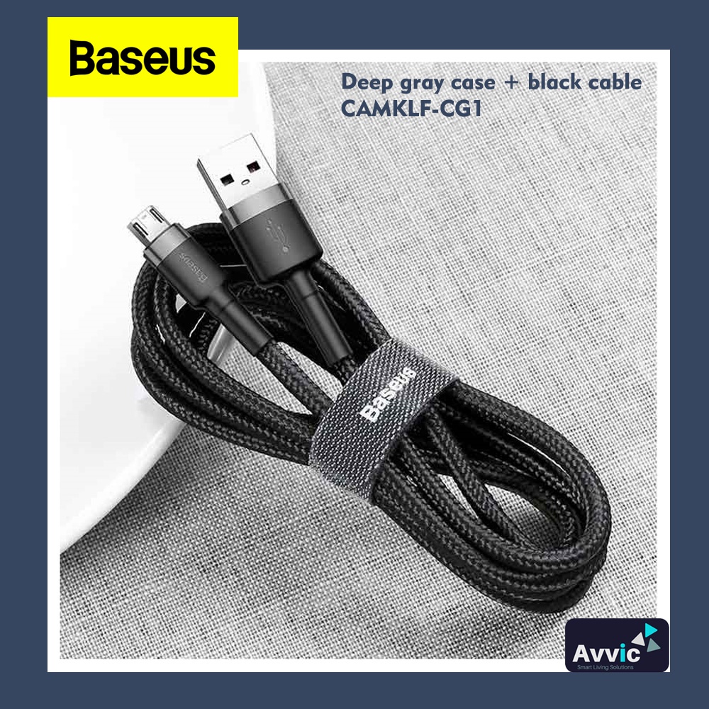 BASEUS Kabel Data USB For Micro Fast Charge Cafule Cable 1.5A 2M