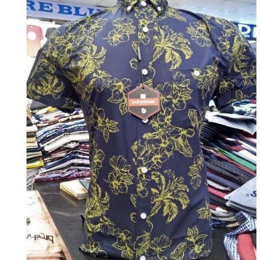 Kemeja Pria Printing non formal BrotherBross - Casual Real Pict dan Ori