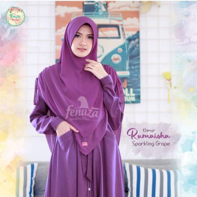 Rumaisha Khimar by Fenuza Muslim Wear