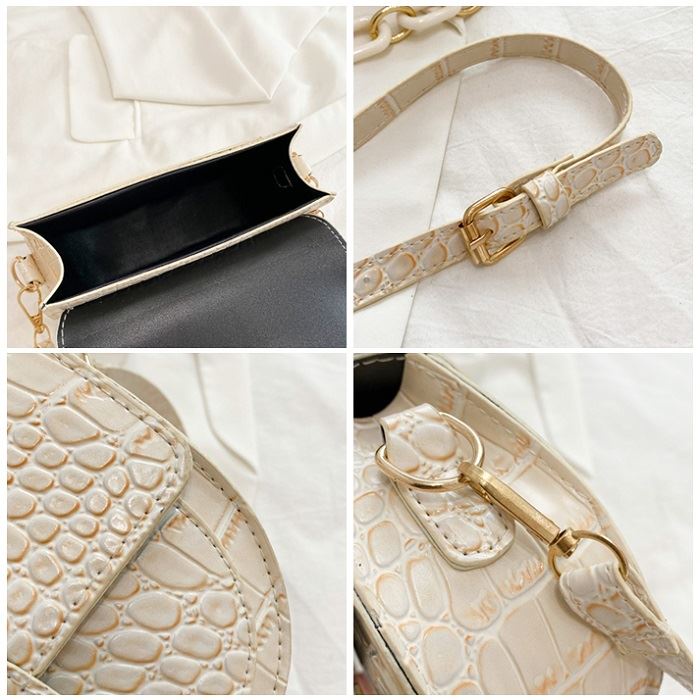 TASHAPPY JTF1135 Tas SELEMPANG Model Saddle Bag Croco Wanita Cantik model korea supplier tas import