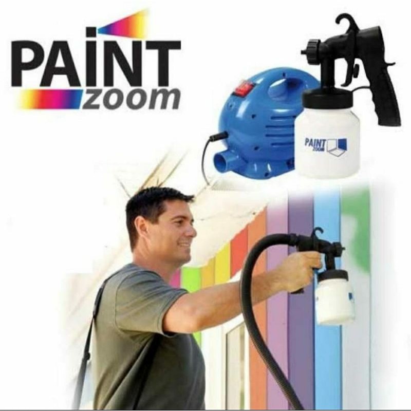 PAINT ZOOM SPRAY / ALAT SEMPROT CAT ELEKTRIK TEMBOK FURNITURE BODY KENDARAAN