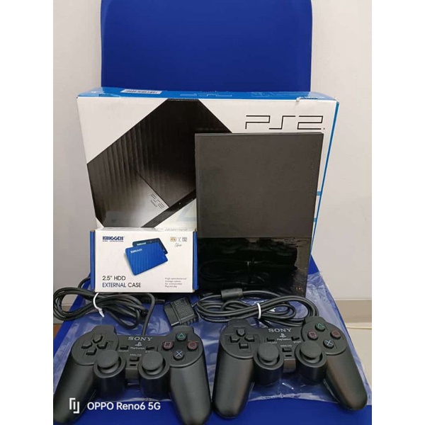 Mesin PS2 slim seri 9 HDD eksternal