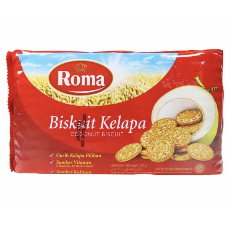 

biskuit roma kelapa