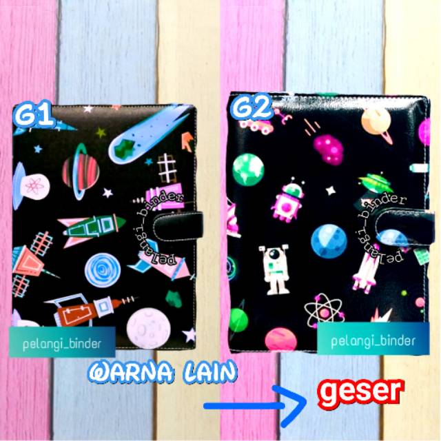 

Binder Printing Motif Galaxy ukuran A5 B5