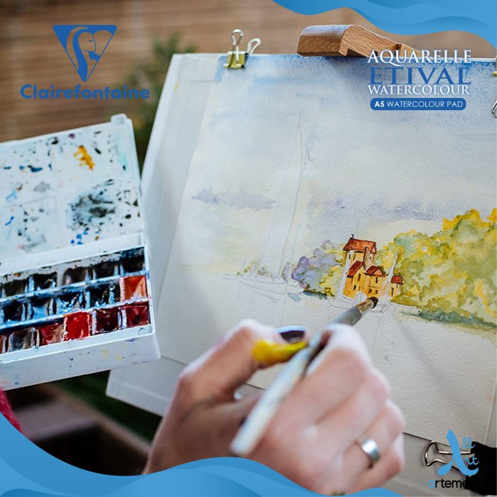 

Promo Bulan Ini Kertas Cat Air Clairefontaine Etival A5 Cold Pressed Watercolor Pad Sale!!!