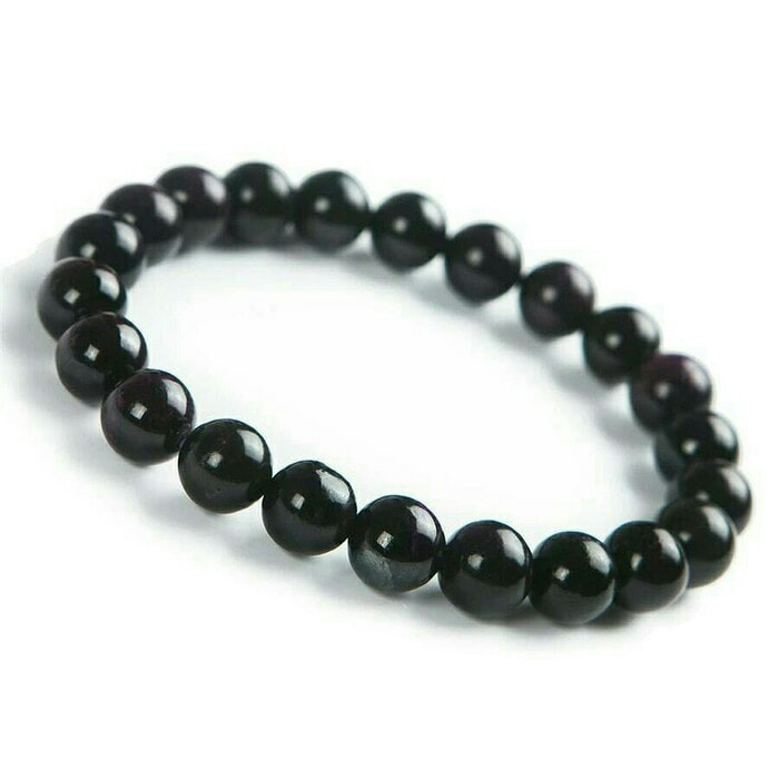 gelang aksesoris batu giok hitam/black jade pria wanita