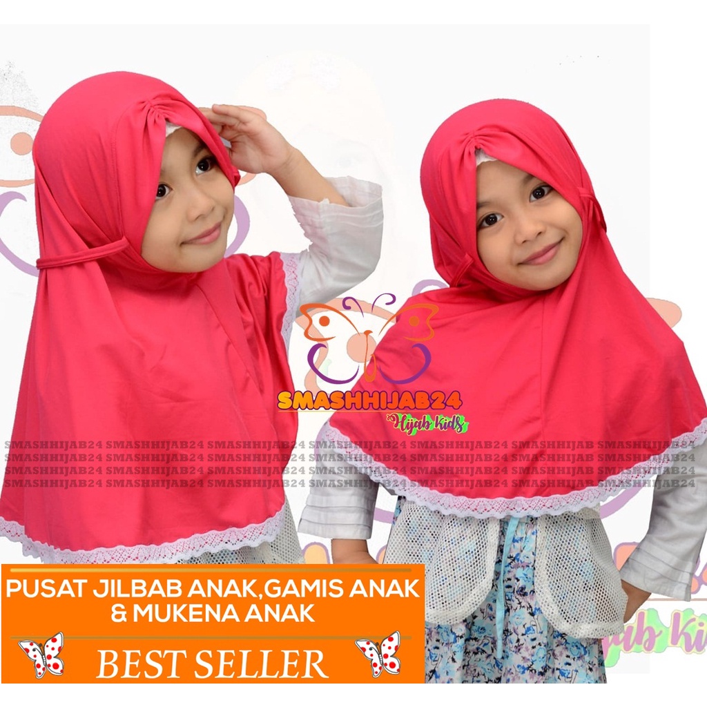 SMASH - CUCI GUDANG KERUDUNG ANAK TK KERUDUNG ANAK / TK ERLINA / KERUDUNG TK/ GROSIR KERUDUNG ANAK /