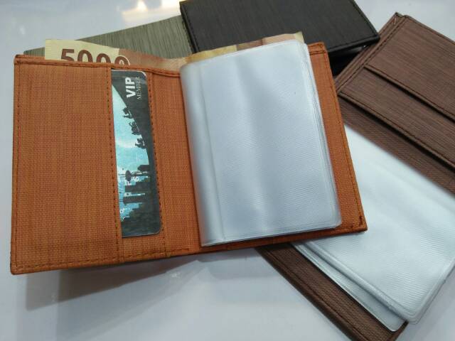 Dompet kartu album warna unik lokal