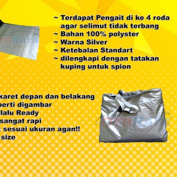 ▼ Body Car Cover Selimut Sarung Mantel Mobil Panther Lama Old Hi Grade + Tali Pengait Ke Velg ✤