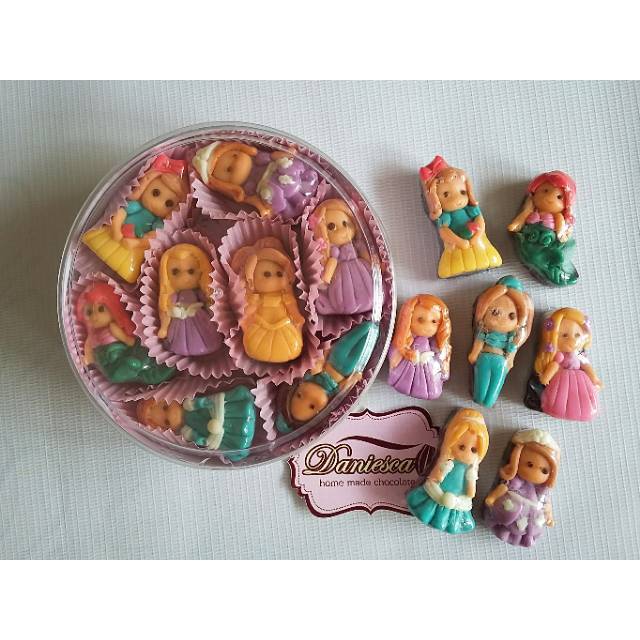 

. CTB disney princess - coklat karakter disney princess lucu unik enak halal ( DS BGR )